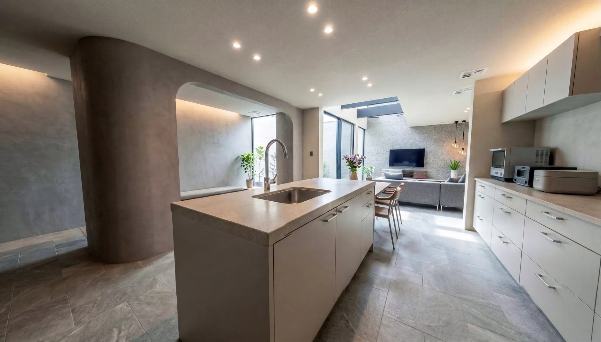 全館空調を搭載した年中快適な邸宅