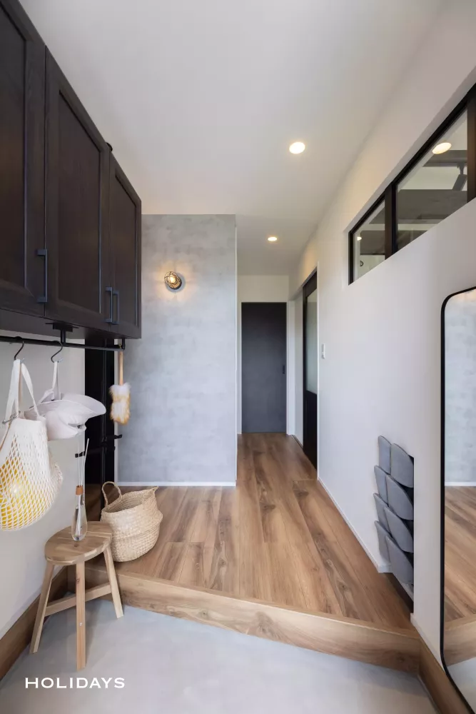 ダウンフロアリビングで空間にメリハリを