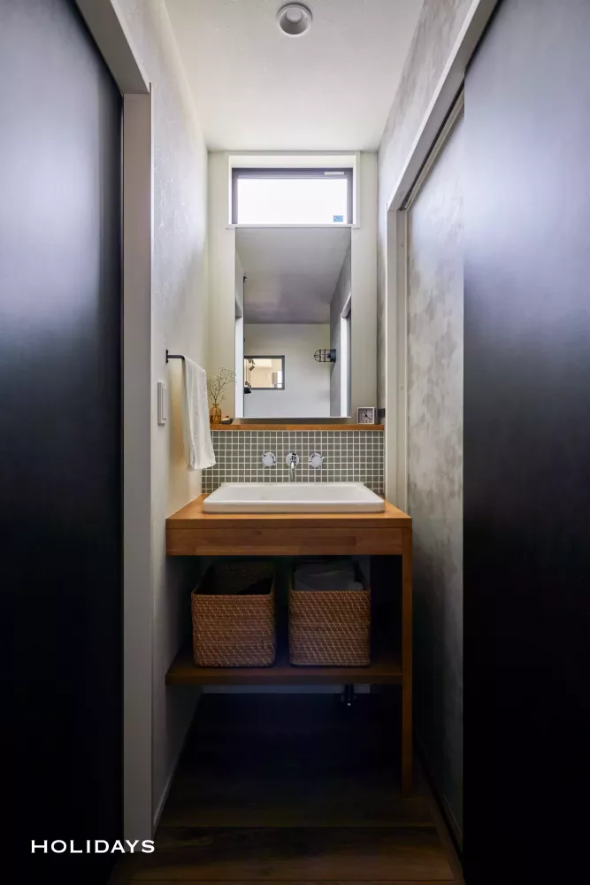 ダウンフロアリビングで空間にメリハリを