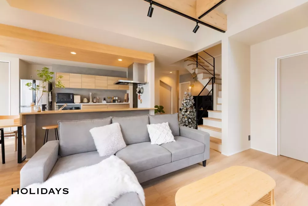 動線と開放感にこだわったナチュラルモダンハウス