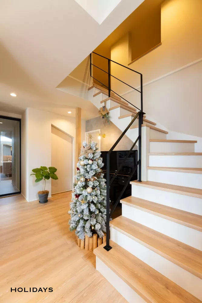 動線と開放感にこだわったナチュラルモダンハウス