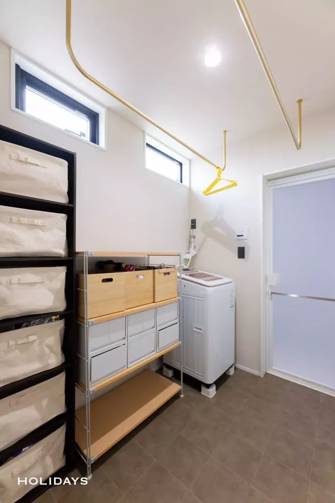 動線と開放感にこだわったナチュラルモダンハウス