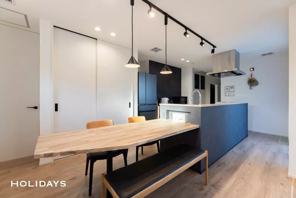 ピットリビングで心休まる全館空調の平家