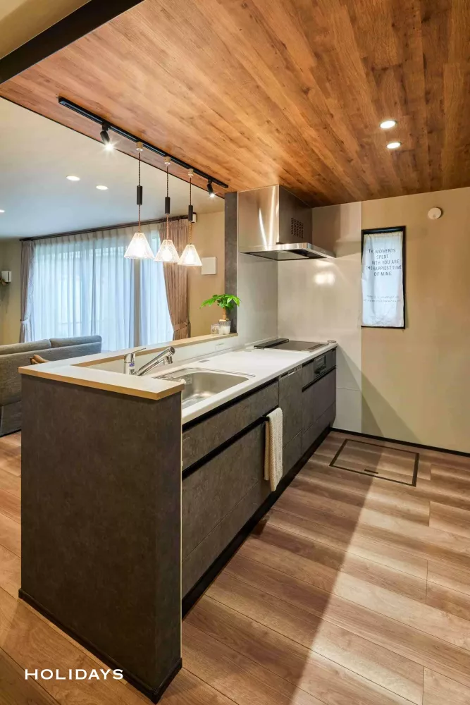 落ち着き感のあるシンプルモダンな家