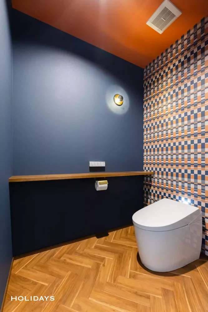 ミッドセンチュリーの鮮やかさにレトロモダンの組み合わせ