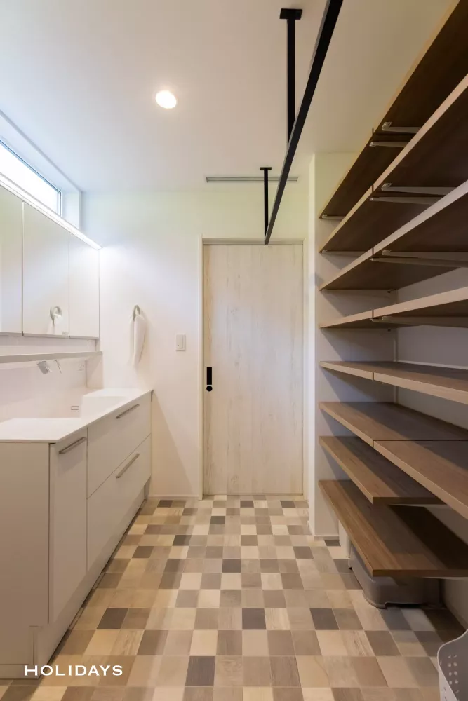 全館空調で快適な、格好良さと可愛らしさが合わさった家