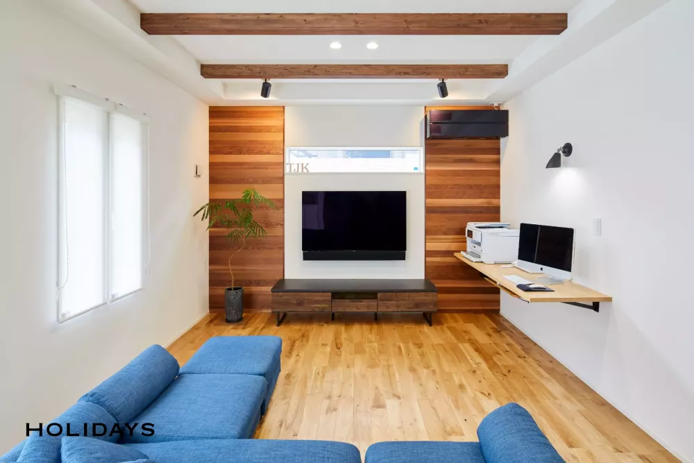 自然の光で明るく開放的な住まい