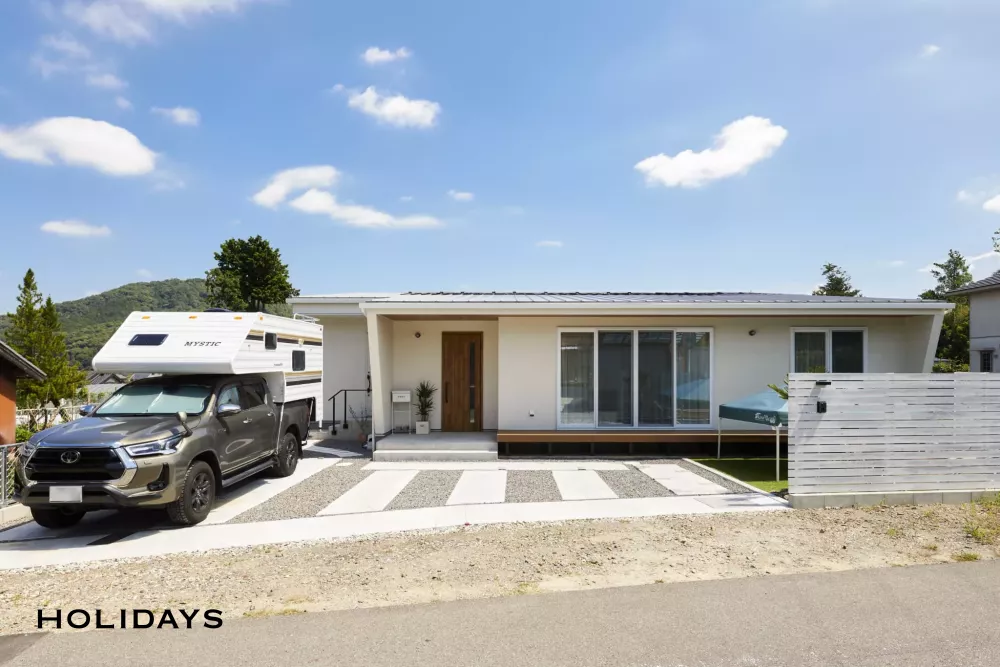 店舗併用の平屋サーファーズハウス