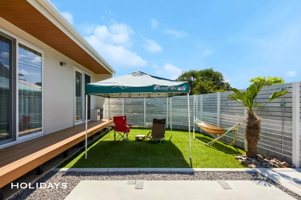 店舗併用の平屋サーファーズハウス