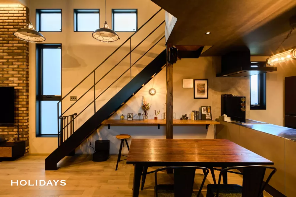 インダストリアル×ヴィンテージでデザイン性にこだわった住まい