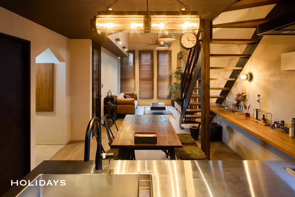 インダストリアル×ヴィンテージでデザイン性にこだわった住まい