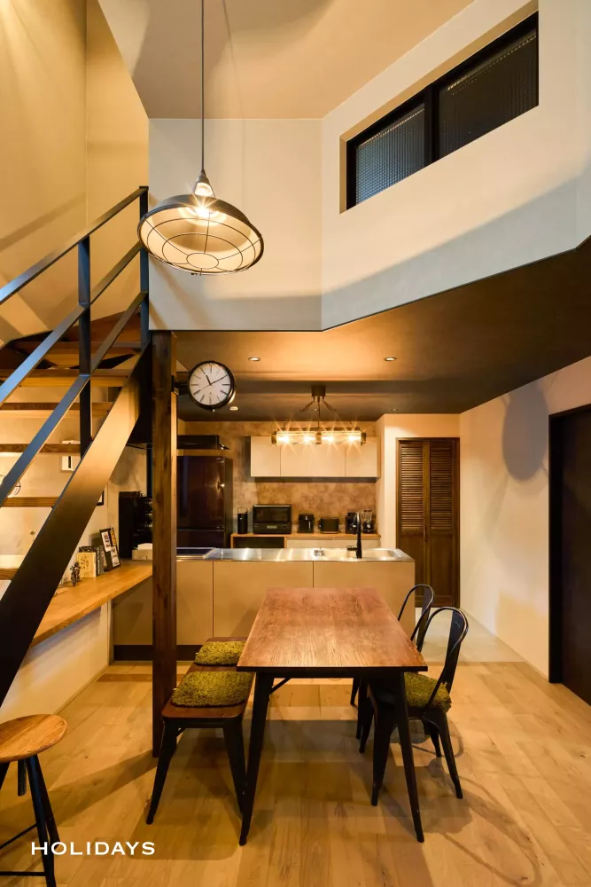 インダストリアル×ヴィンテージでデザイン性にこだわった住まい