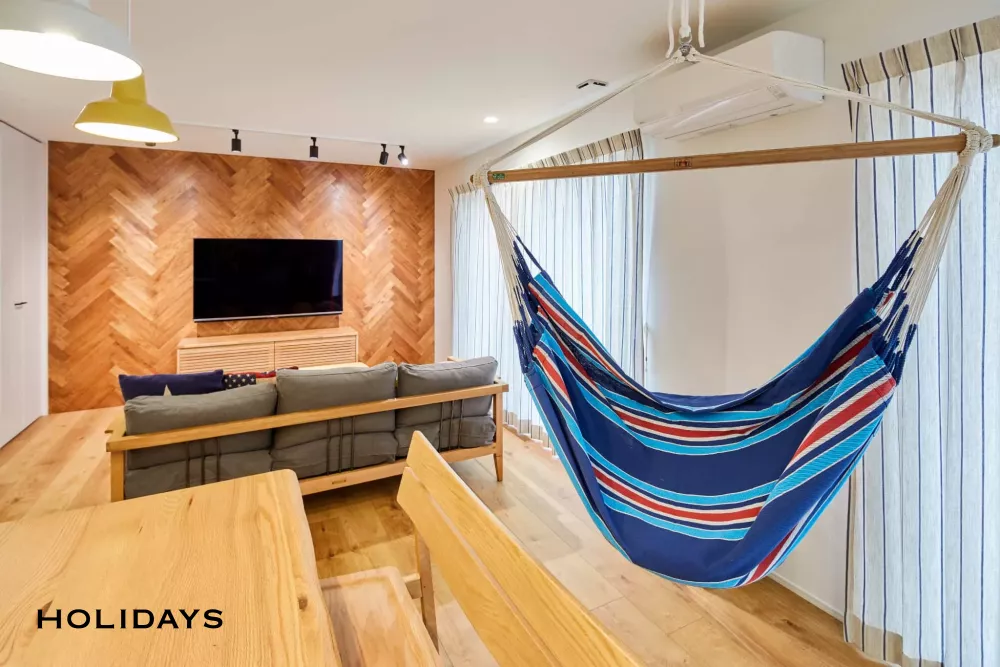 気分が明るくなるポップな家