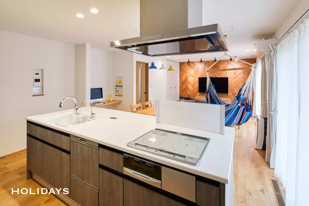 気分が明るくなるポップな家