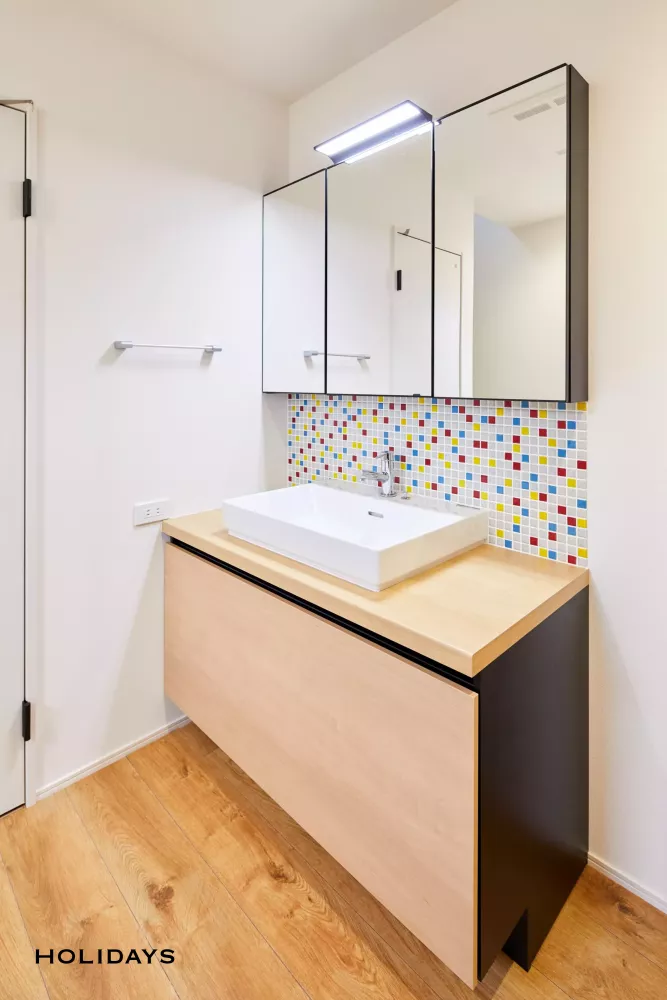 気分が明るくなるポップな家