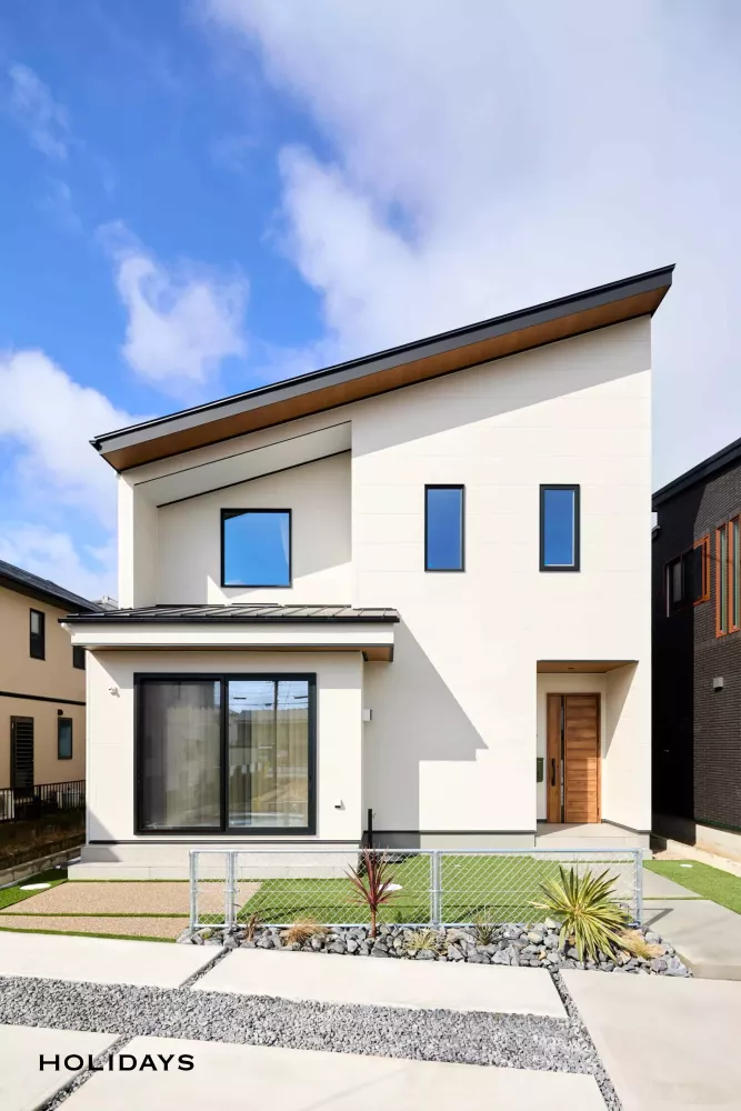 木目×無機質な素材でバランスの取れた住まい