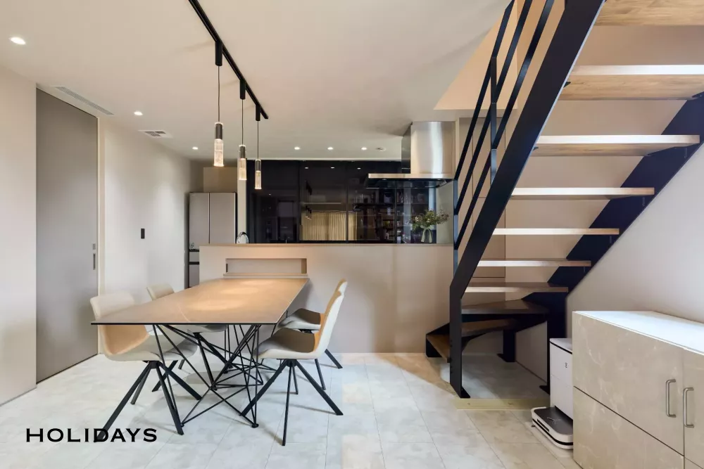 生活感を感じさせない非日常空間