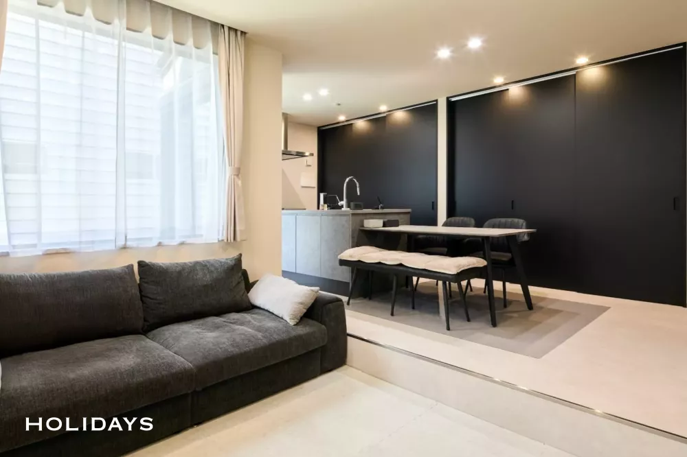 無駄を省いたモノトーンホテルライク