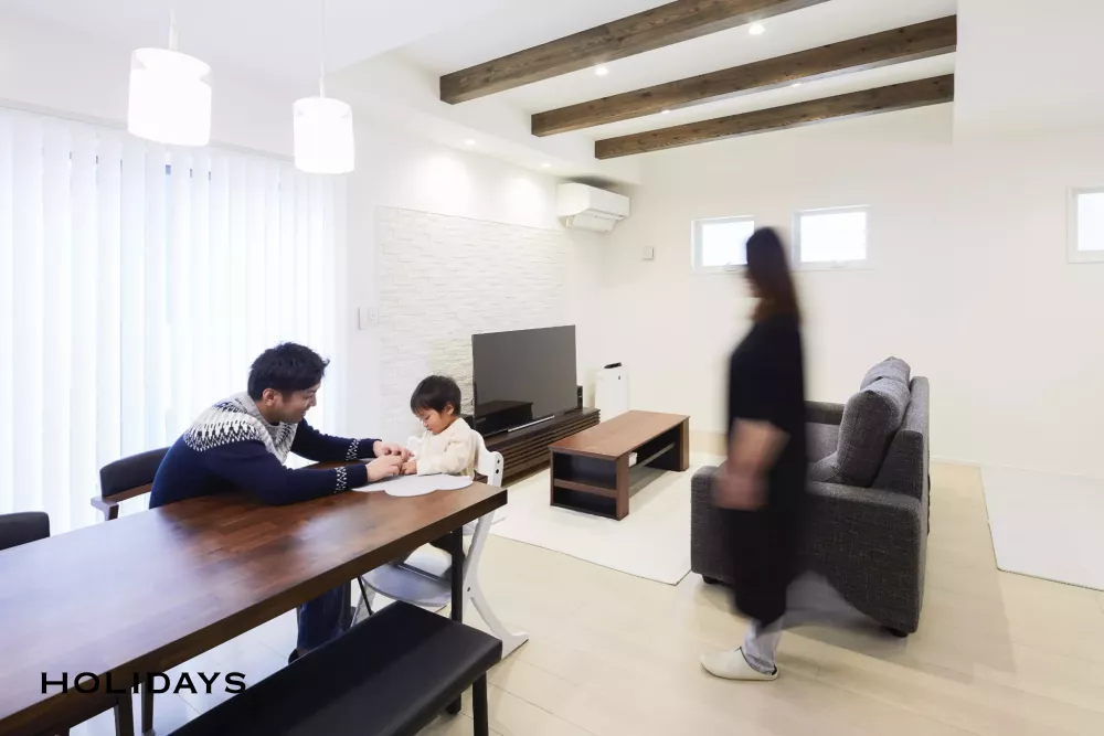 こだわりの詰まったシンプルで落ち着いた家