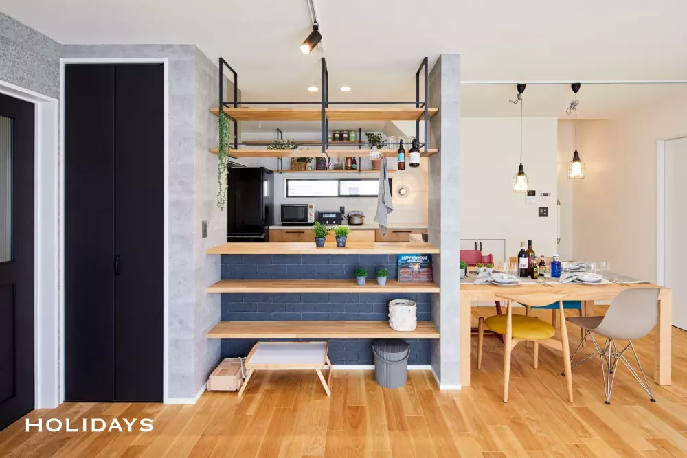 インダストリアル×北欧の家