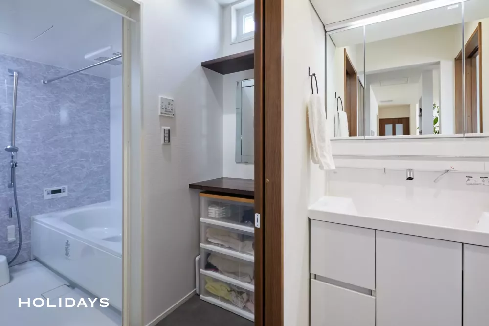 実用性にこだわった全館空調搭載の二世帯住宅