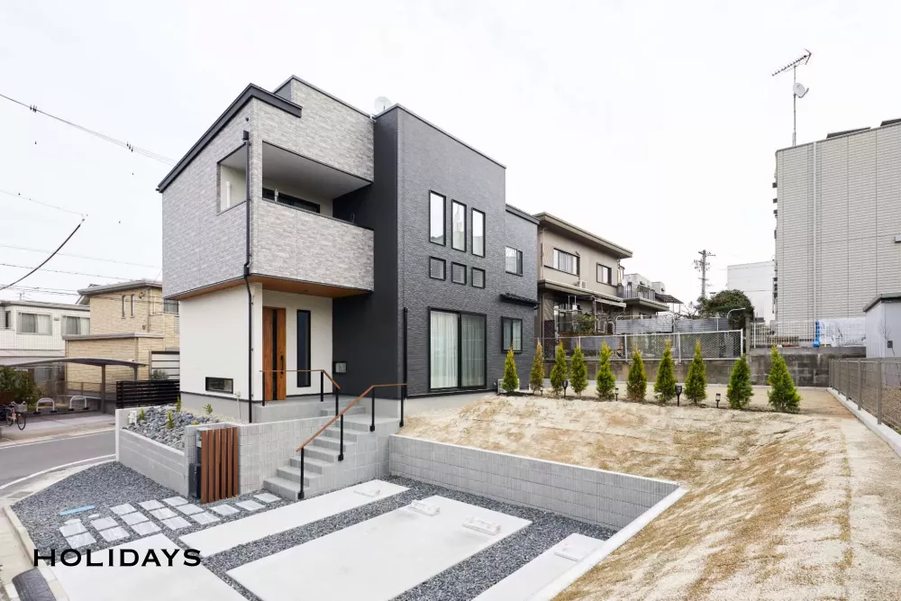 屋上があり、収納力も抜群な家