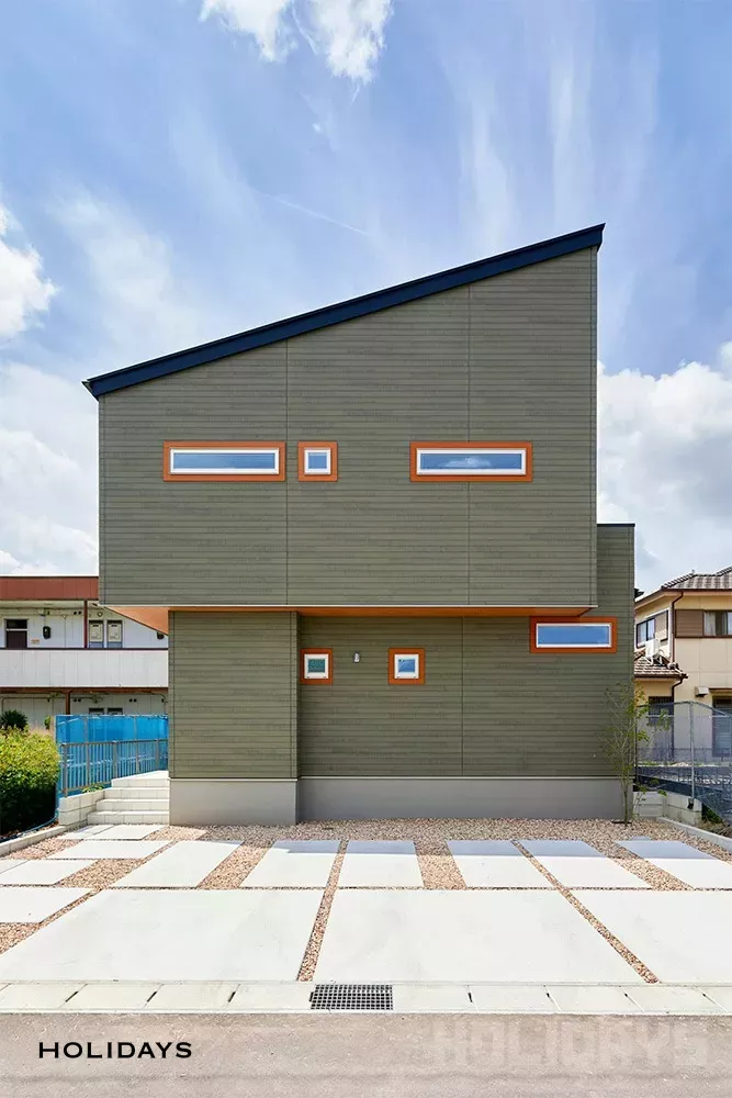 北欧風で可愛らしい色使いのお家