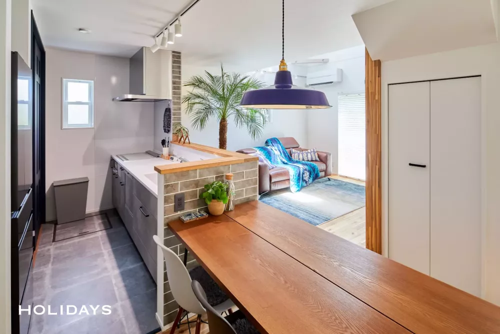 素材の組み合わせ方が絶妙なサーファーズハウス