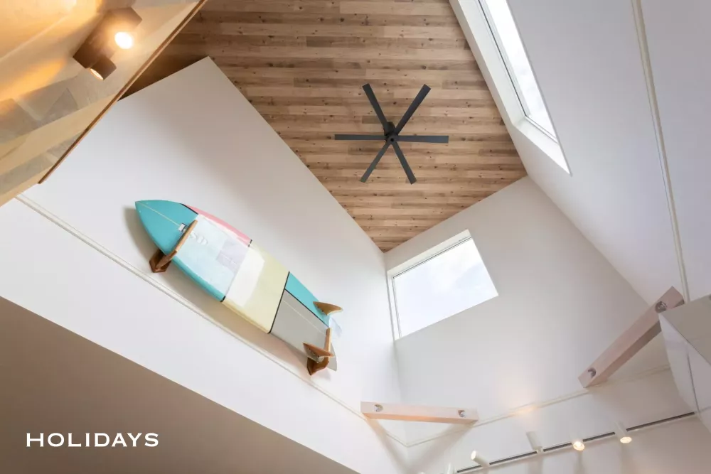 素材の組み合わせ方が絶妙なサーファーズハウス