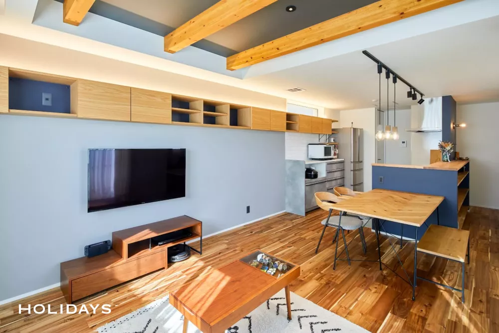 アウトドアテイストな全館空調ハウス