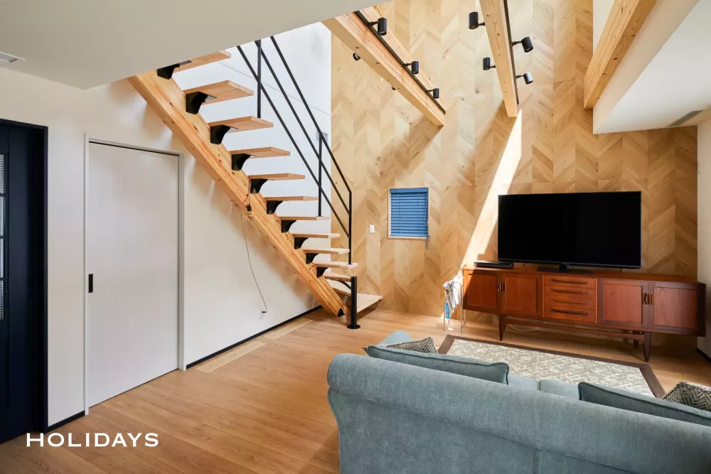 全館空調搭載のアメリカンヴィンテージハウス