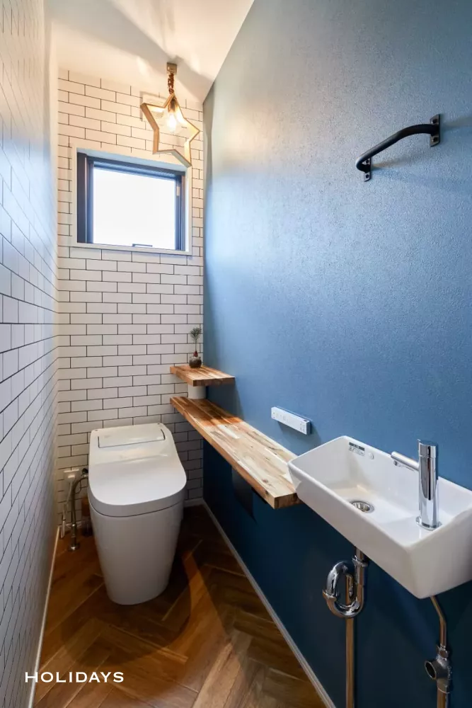 愛犬と暮らす温かみのある家