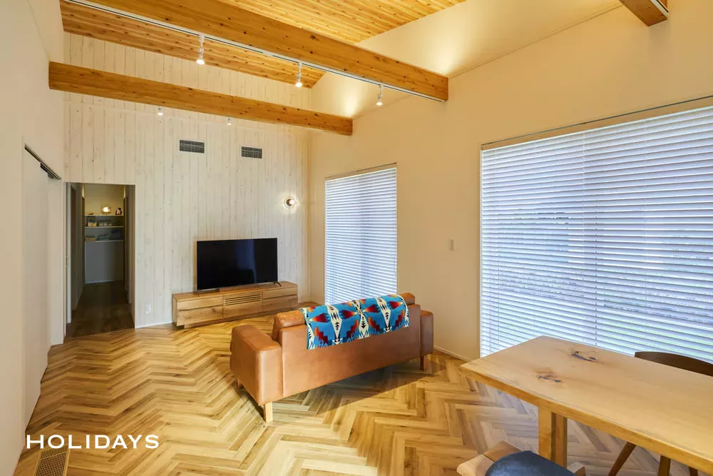 全館空調を搭載した平屋サーファーズハウス