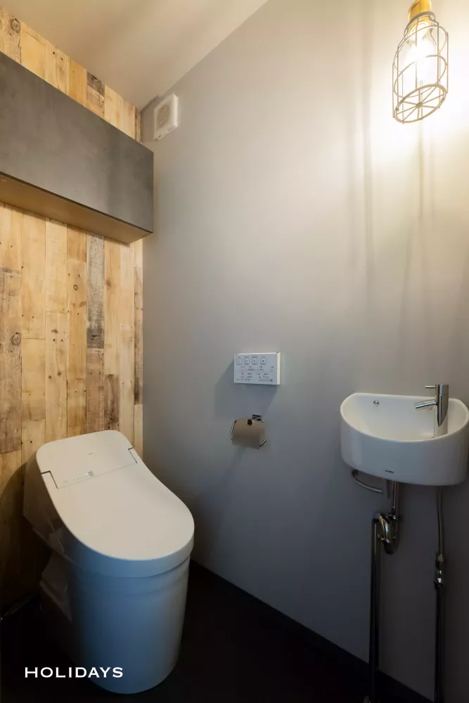 グレーを基調とした奥行のあるスタイリッシュなお家