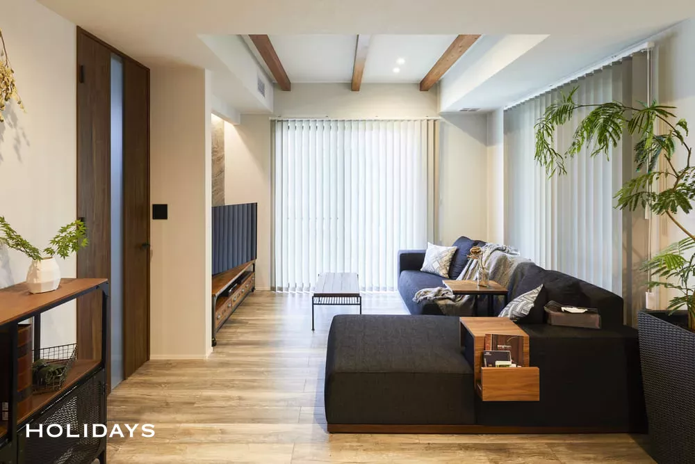 全館空調搭載の大人かっこいいダークトーンのお家