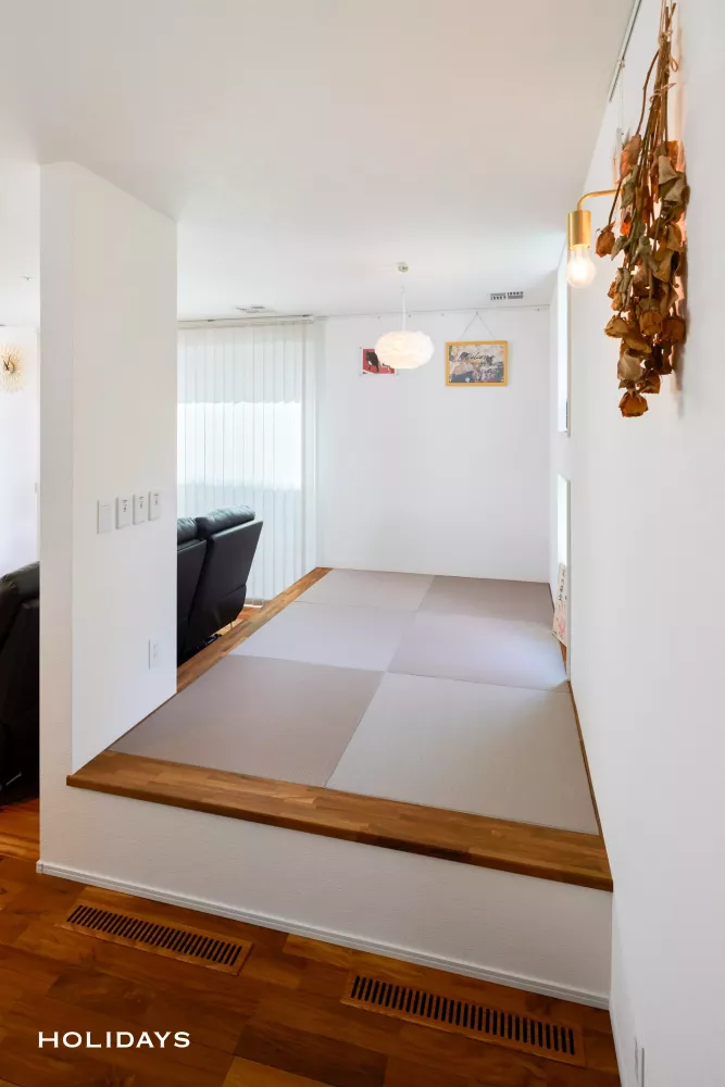 リビングイン階段が空間を繋げる住まい