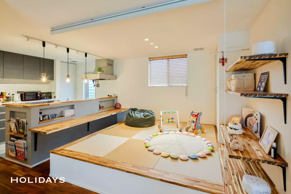 全館空調を搭載したシンプル×ナチュラルが印象的なガレージのある家