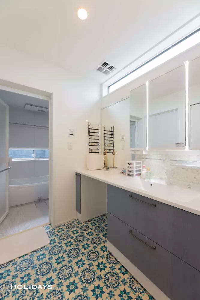 全館空調を搭載したシンプル×ナチュラルが印象的なガレージのある家