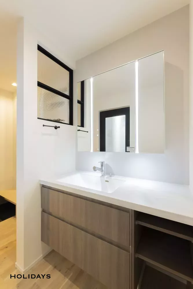 黒と白のコントラストが映える北欧テイストのお家