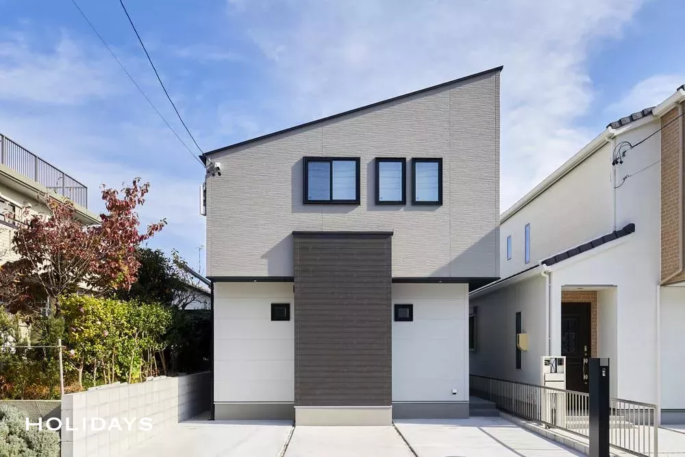 黒と白のコントラストが映える北欧テイストのお家