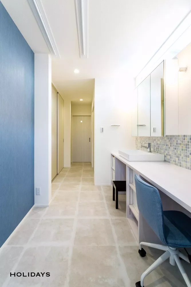 オープンテラスカフェ風の家