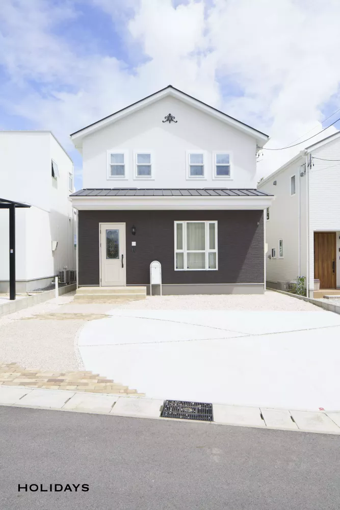 ホワイトを基調にした爽やかなヨーロピアンハウス