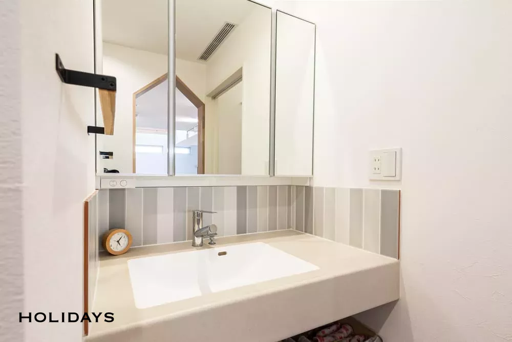 間仕切りを減らした解放感のあるナチュラルハウス