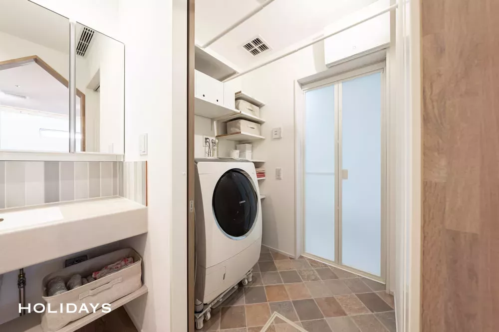 間仕切りを減らした解放感のあるナチュラルハウス