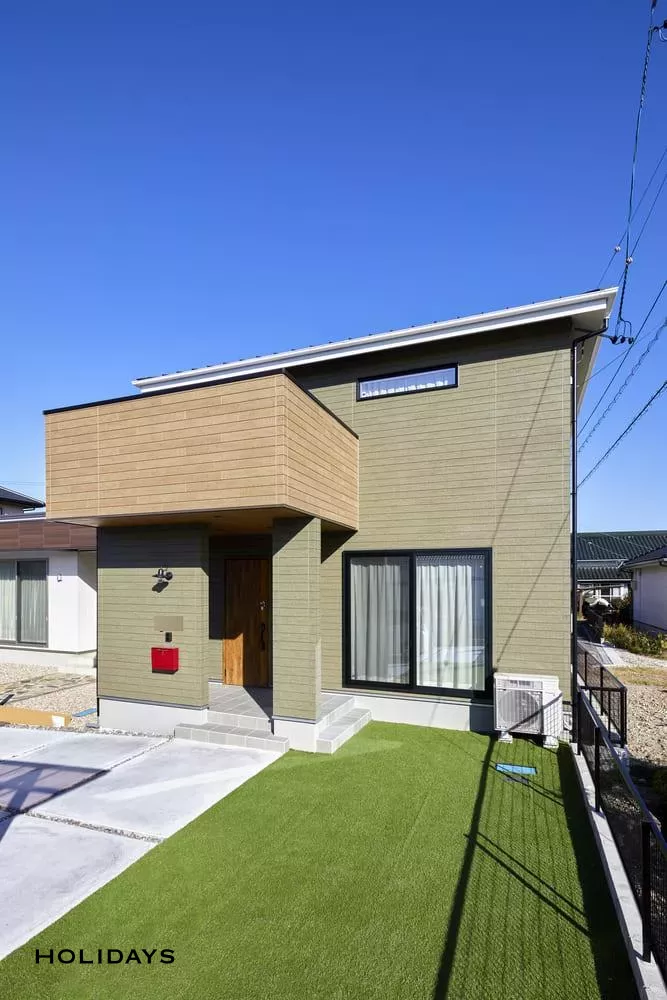 ヌックのある北欧テイストの家