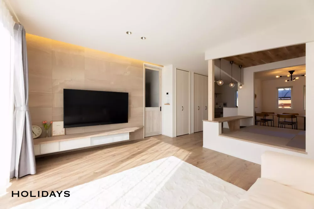 ヌックのある北欧テイストの家